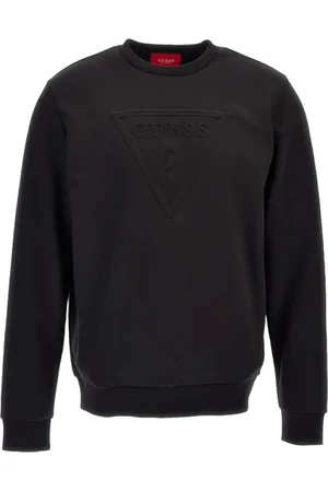 Guess Sweatshirts & Hoodies, Heren, Zwart, 2Xl, Katoen, Logo Katoenen Sweatshirt