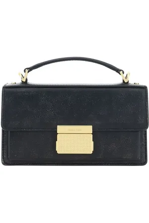 Golden Goose Tassen, Dames, Zwart, ONE Size, Venezia Kleine Leren Handtas