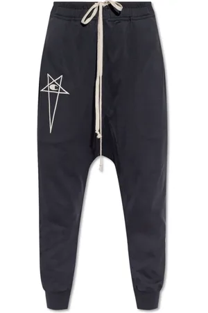 Rick Owens Broeken, Dames, Zwart, S, Katoen, Champion x