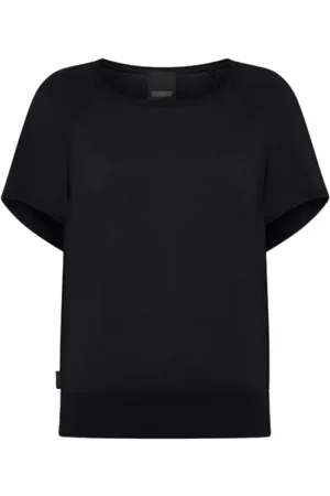 RRD Tops, Dames, Blauw, S, Katoen, Blauwe Monochrome Trui met Vanisé Finish