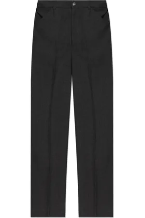 Bally Broeken, Heren, Grijs, M, Wol, Geplooide broek