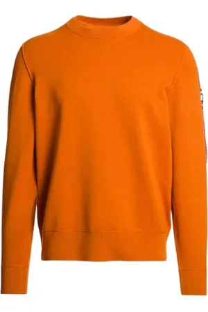 Parajumpers Truien, Heren, Oranje, L, Katoen, Oranje Katoenen Gebreide Trui Braw