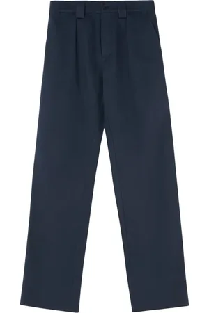 MARSÈLL Broeken, Heren, Blauw, XS, Katoen, Donkerblauwe Werkbroek