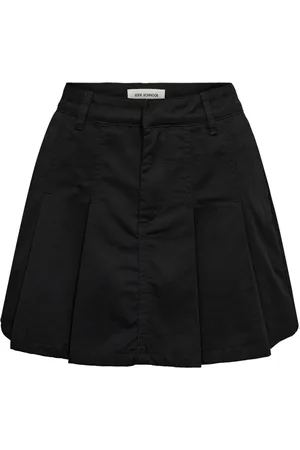 Sofie Schnoor Rokken, Dames, Zwart, XS, Klassieke Zwarte Geplooide Rok Lydia