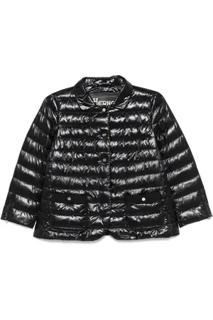 HERNO Jassen, Dames, Zwart, S, Zwarte Winter Damesjas