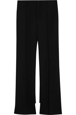 Chloé Broeken, Dames, Zwart, M, Wol, Wijde broek voor vrouwen