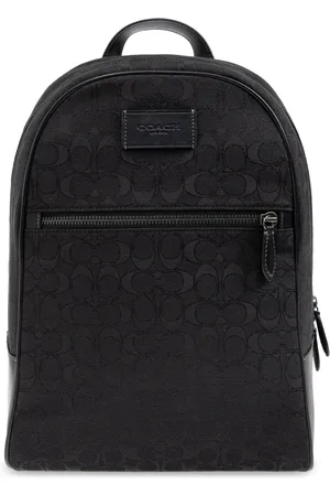 Coach Tassen, Heren, Zwart, ONE Size, Leer, Rugzak Theo