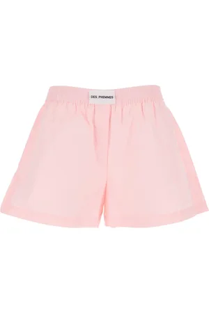 Des Phemmes Korte broeken, Dames, Roze, XL, Katoen, Roze Boxershorts voor Vrouwen