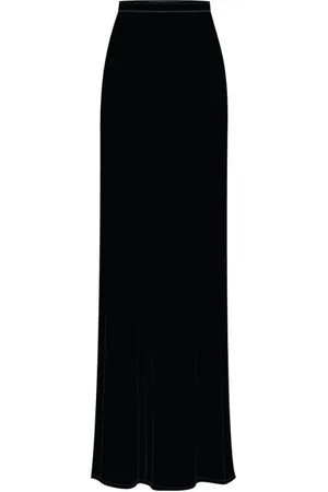 ANINE BING Rokken, Dames, Zwart, S, Zijden Maxi Rok in Zwart