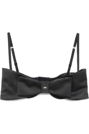 Elisabetta Franchi Badkleding, Dames, Zwart, XS, Zwarte Mesh Onderdraad Top