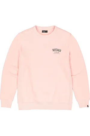 Butcher of Blue Sweatshirts & Hoodies, Heren, Roze, M, Leger College Crew Sweaters in Roze
