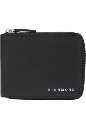 John Richmond Accessoires, unisex, Zwart, ONE Size, Leer, Wallets & Cardholders