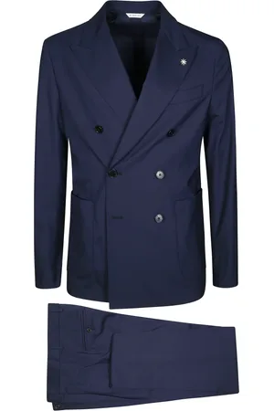 Manuel Ritz Pakken, Heren, Blauw, 2Xl, Elegante Jurk voor Speciale Gelegenheden