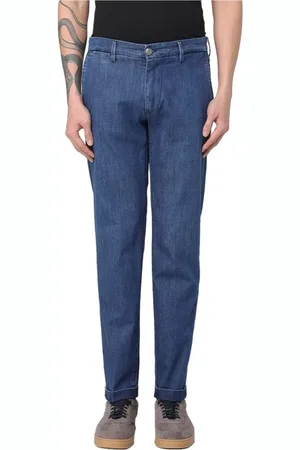 RE-HASH Broeken, Heren, Blauw, W33, Denim, Heren Denim Broek