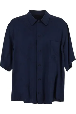 Balenciaga Overhemden, Heren, Blauw, M, Herenmode Shirt