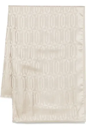 Lanvin Accessoires, Dames, , ONE Size, Gefranjde Rechthoekige Sjaal
