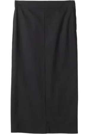 Stylein Rokken, Dames, Zwart, XS, Katoen, Elegante Zwarte Pencil Rok Saronno