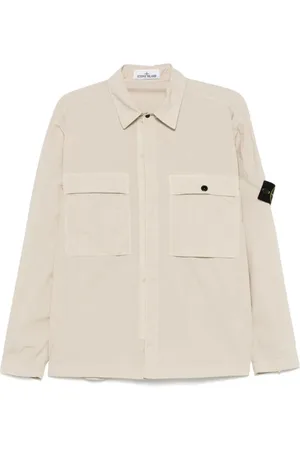 Stone Island Overhemden, Heren, , XL, Katoen, Casual Katoenen Overhemd voor Mannen