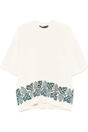 Federico Cina Tops, Heren, , M, Crew Neck T-shirt