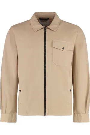 Woolrich Jassen, Heren, , S, Katoen, Katoenen Overshirt met Zakken
