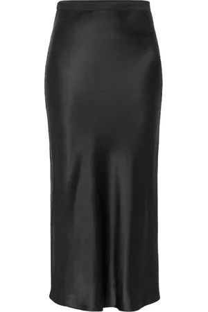ANINE BING Rokken, Dames, Zwart, S, Zijden Zwarte Rok