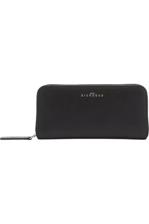 John Richmond Accessoires, Dames, Zwart, ONE Size, Leer, Wallets & Cardholders