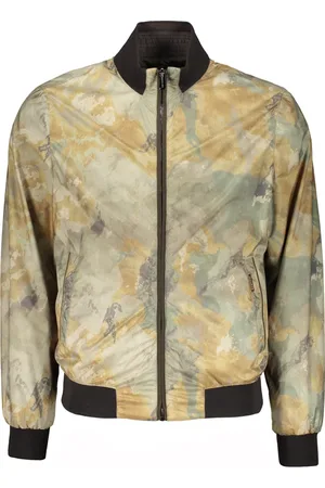 MOORER Jassen, Heren, Veelkleurig, M, Polyester, Omkeerbare Waterdichte Jas