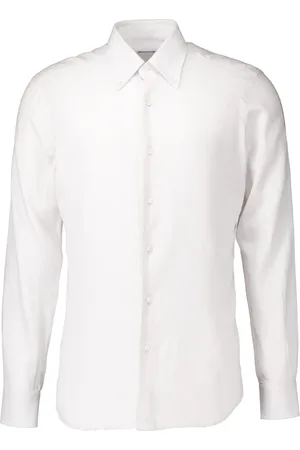 BARBA Overhemden, Heren, Wit, 3Xl, Wit Overhemd Lange Mouw