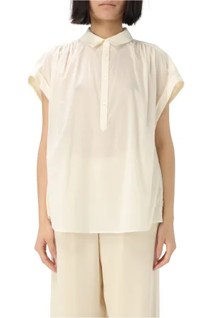 Woolrich Blouses & Shirts, Dames, Wit, L, Katoen, Katoenen Blouse Top