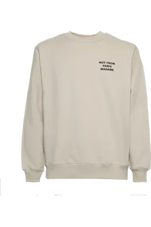 Drôle de Monsieur Sweatshirts & Hoodies, Heren, , M, Stijlvolle Mastic Sweatshirt met Gedrukte Slogan