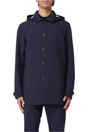 save the duck Jassen, Heren, Blauw, M, Blauwe Winterjassen voor Mannen