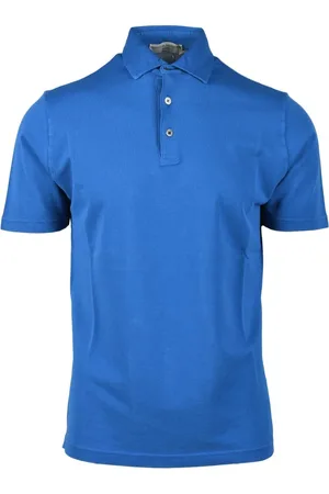 FILIPPO DE LAURENTIIS Tops, Heren, Blauw, S, Katoen, Polo
