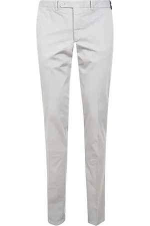 ROTA Broeken, Heren, Grijs, M, Katoen, Blauwe Katoenen Broek met Zakken