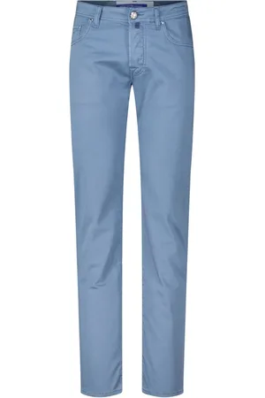 Jacob Cohen Jeans, Heren, Blauw, W31, Katoen, Slim-fit Jeans