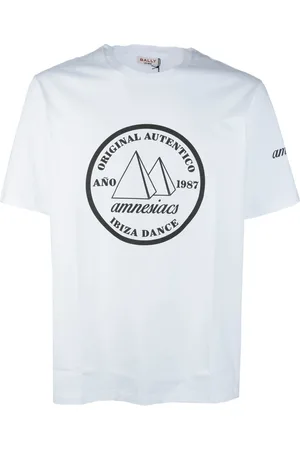 Bally Tops, Heren, Wit, S, Katoen, Casual Katoenen T-Shirt voor Mannen
