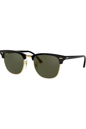 Ray-Ban Accessoires, unisex, Zwart, 55 MM, Klassieke Clubmaster Zonnebril