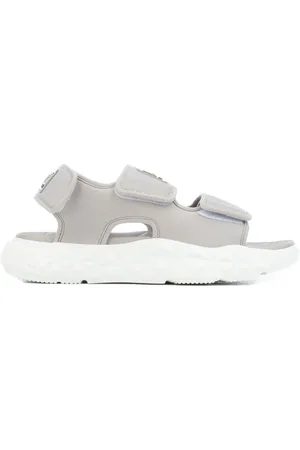 EA7 Schoenen, Heren, Grijs, 42 EU, Nylon, Stijlvolle Sandalen voor Mannen en Vrouwen