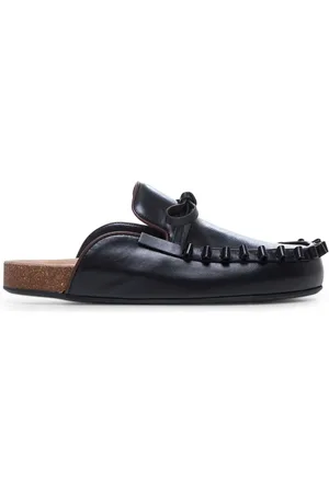 J.W.Anderson Schoenen, Dames, Zwart, 37 EU, Leer, Sandalen met Strik