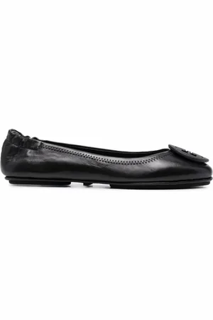 Tory Burch Schoenen, Dames, Zwart, 39 EU, Leer, Zwarte Reis Ballet Ballerina