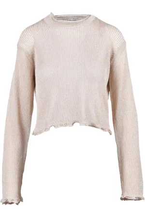Calvin Klein Truien, Dames, , M, Polyester, Metallic Fiber Gebreide Top