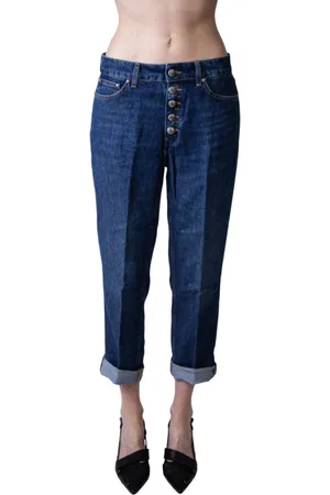 Dondup Jeans, Dames, Blauw, W31, Jeans met gioiello Dp 268Bdf 0266Dio 7Dd 800