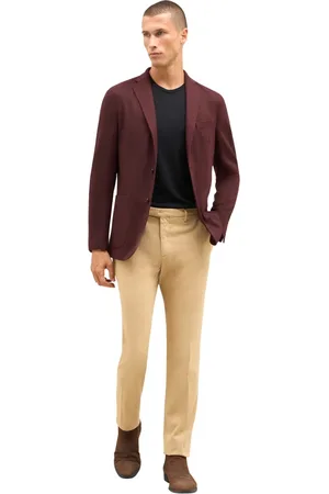 Boglioli Broeken, Heren, , XL, Katoen, Comfortabele katoenen slim Chino