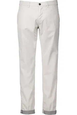 Masons Broeken, Heren, Grijs, XL, Grijze Chino Broek