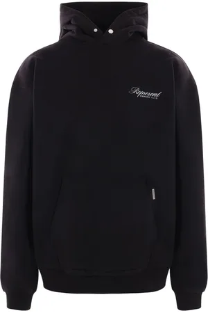 Represent Sweatshirts & Hoodies, Heren, Zwart, L, Katoen, Zwarte hoodie met logoprint