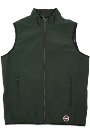 Colmar Jassen, Heren, Groen, XL, Nylon, Heren Stoffen Gilet met Ritszakken