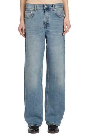 haikure Jeans, Dames, Blauw, W27, Denim, Mediterrane Blauwe Denim Broek
