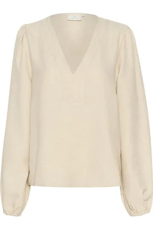 Kaffe Blouses & Shirts, Dames, , XL, Vrouwelijke Turtledove Blouse