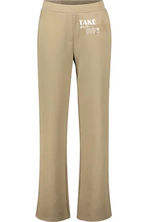 Betty Barclay Broeken, Dames, Bruin, S, Geborduurde relaxte broek