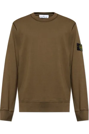 Stone Island Sweatshirts & Hoodies, Heren, Bruin, M, Katoen, Sweatshirts & Hoodies
