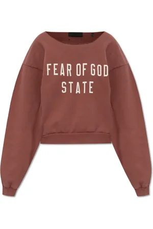 FEAR OF GOD Sweatshirts & Hoodies, Dames, Roze, S, Katoen, Hoodie